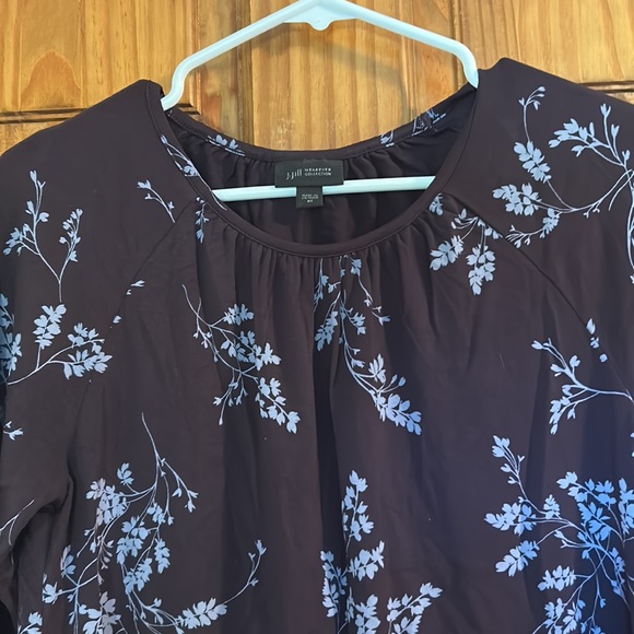 J. Jill Wearever Shirred-Neckline Tunic - Picture 3 of 7